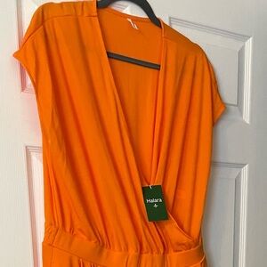 NWT Orange Halara Jumpsuit XL